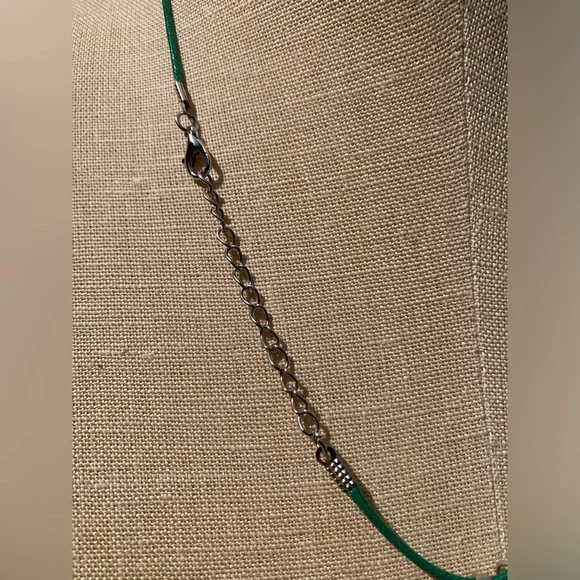 Handmade Honey Amber Resin Crystal Amulet Necklace & Enamel Star Charm - Picture 5 of 10